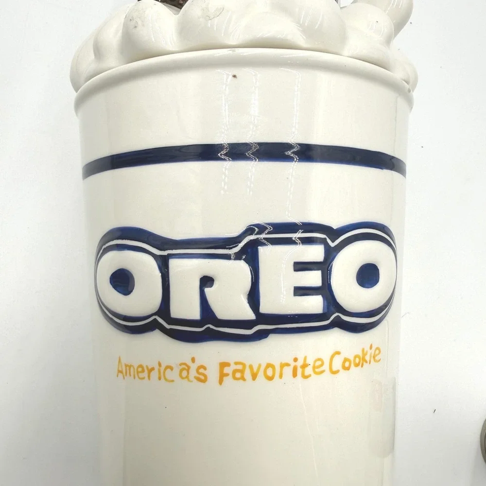 OREO Vintage Splash Cookie Jar Houston Harvest 31589 Ceramic 10.5